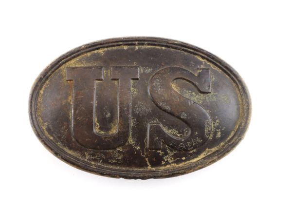 Excavated U.S. Cartridge Box Plate, from Falmouth, Virginia / Sold