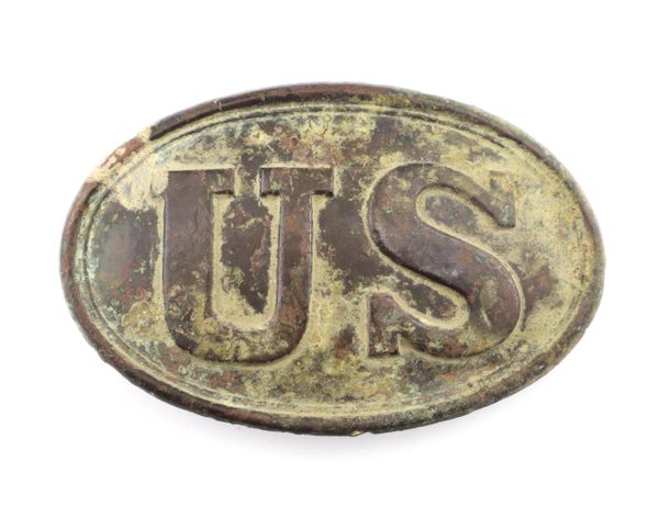 Excavated U.S. Belt Plate, from Falmouth, Virginia / SOLD