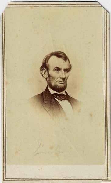 CDV of Abraham Lincoln