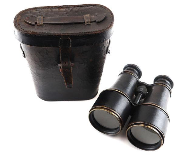 Civil War Field Glasses and Case / SOLD