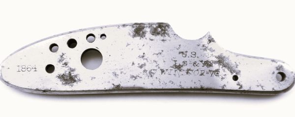 Special Model 1861 Rifle-Musket Lockplate, L G & Y 1864