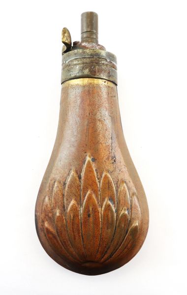 Civil War Era Pistol Powder Flask / SOLD