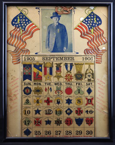G.A.R. Corps Badge Calendar / SOLD
