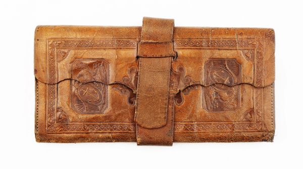 Civil War Era Wallet with Navy Motifs / SOLD
