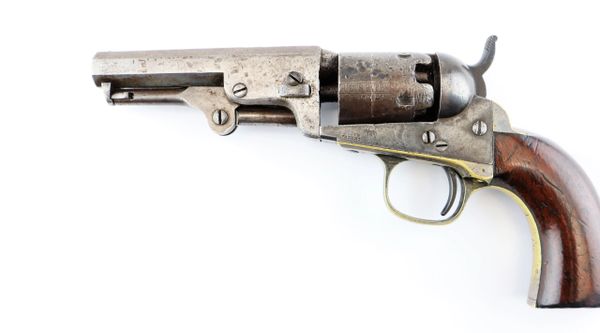 Colt Model 1849 Pocket Revolver Identified and Inscribed to Lewis A. Hoffman, 14th New Jersey Infantry / SOLD