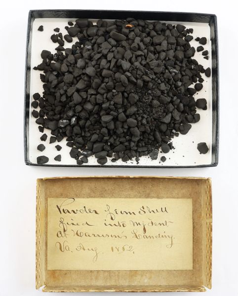 Powder from a Shell Fired into a Soldier’s Tent at Harrison’s Landing, Virginia 1862 / SOLD
