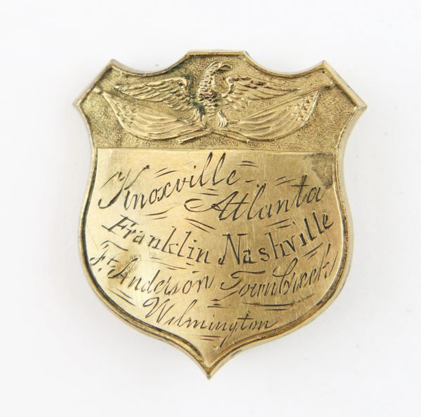 Gold Badge with 23rd Corps Battle Honors / SOLD