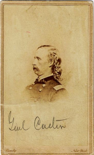CDV of George Armstrong Custer