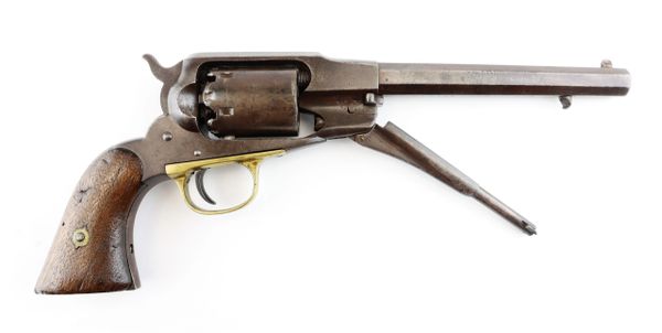 A CIVIL WAR REMINGTON PERCUSSION ARMY OR NAVY REVOLVER POWDER