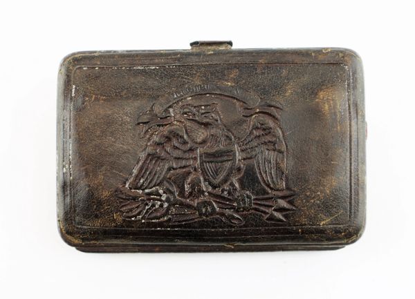 Mid-19th Century Coin Purse with Currency Collection / SOLD