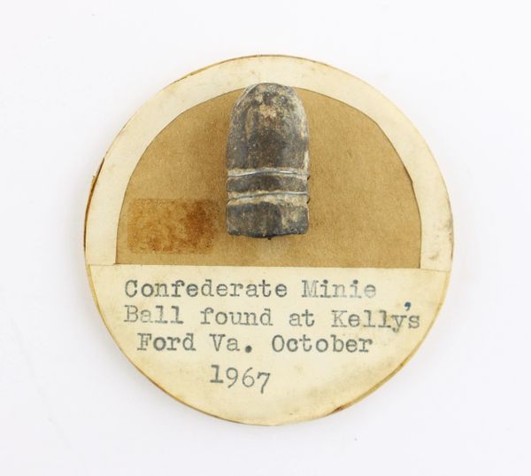 Confederate Gardner Bullet from Kelly’s Ford, Virginia / SOLD