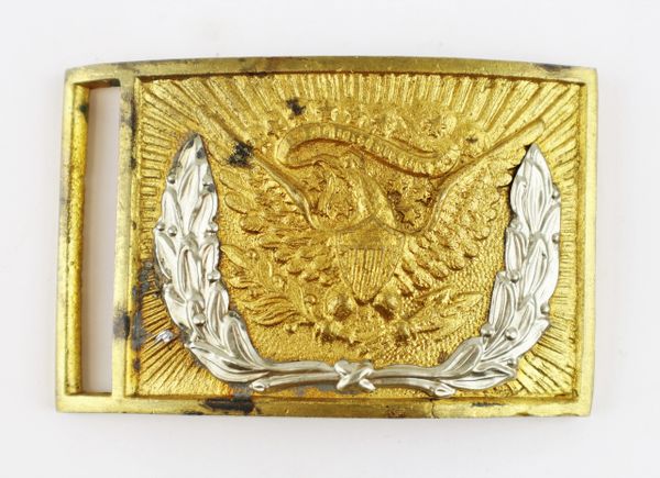 CIVIL WAR NEW YORK MILITIA 1851 PATTERN SWORD BELT PLATE — Horse