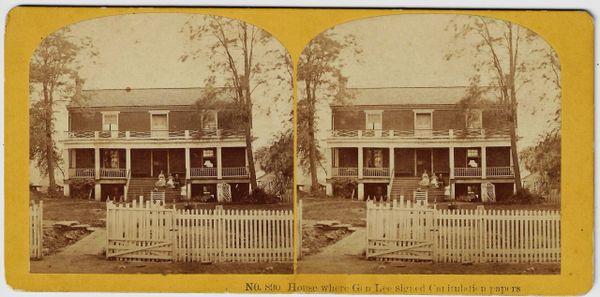 Stereoview of the McLean House, Site of Lee’s Surrender to Grant at Appomattox / SOLD