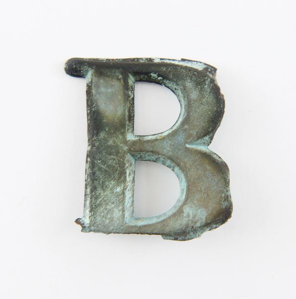 Company “B” Hat Letter Insignia
