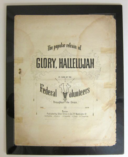 Glory, Hallelujah Sheet Music / SOLD