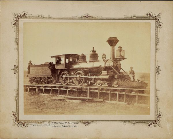 Albumen Photograph of Stewartstown, Pennsylvania Railroad / SOLD