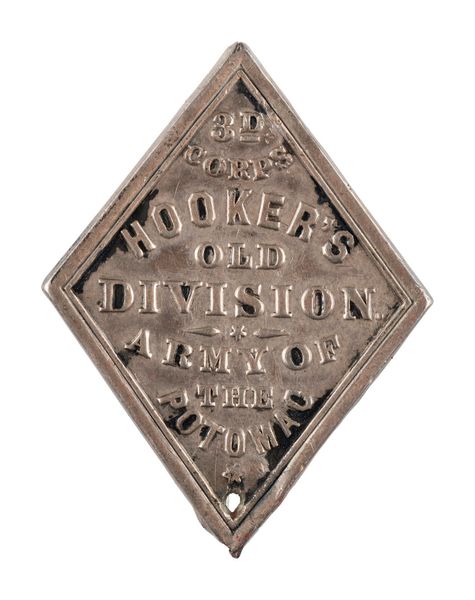 "Hooker's Old Division" 3rd Corps Badge