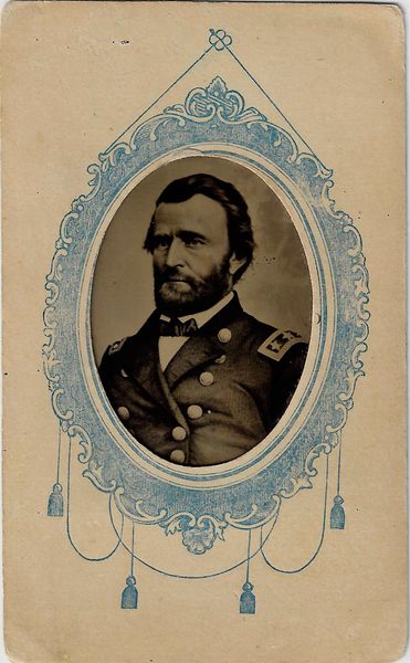 Ulysses S. Grant “Union Card” Tintype / SOLD