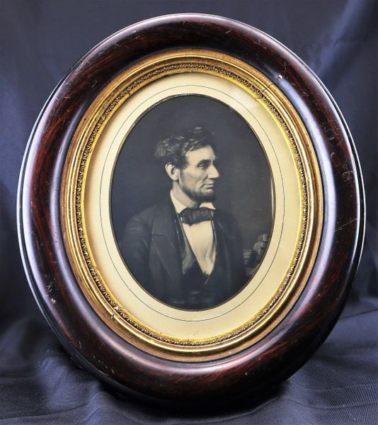 1860 Abraham Lincoln Engraving from 1857 Photograph / SOLD