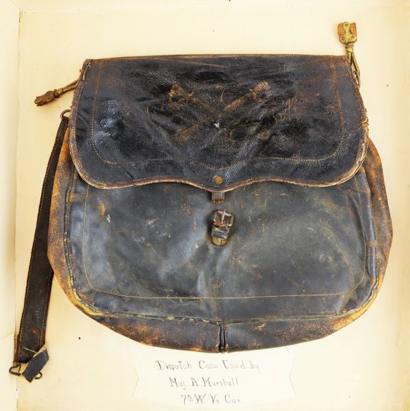 Civil War Officer’s Haversack, Identified to Major Alexander S. Marshall, 7th West Virginia Cavalry