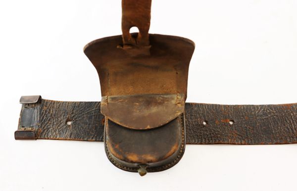 Enlisted Infantryman's Belt Equipped with Model 1839 US Belt Plate and  Cap Pouch / SOLD