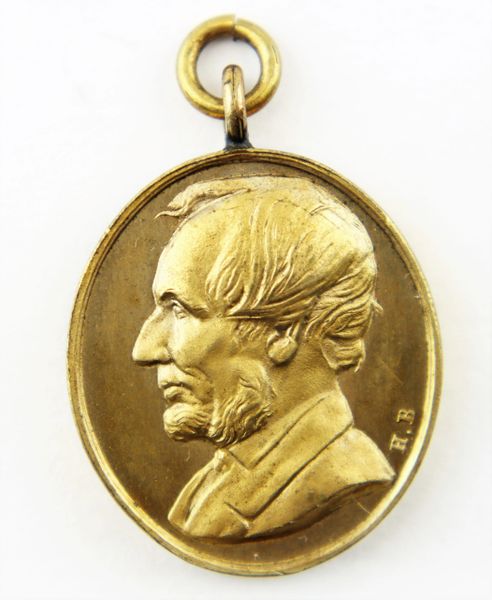 1865 Abraham Lincoln “Martyr to Liberty” Pendant