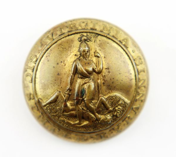 Virginia State Seal Button / SOLD | Civil War Artifacts - For Sale in ...