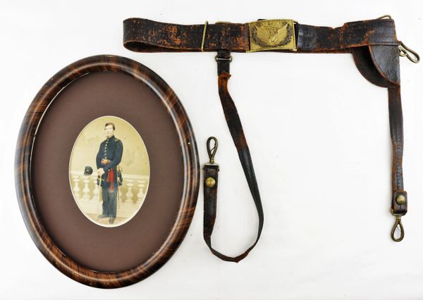 Civil War-Indian War-SAW US Indian Wars Army Enlisted M1874 Belt & Buckle -  Stewarts Military Antiques - $250.00