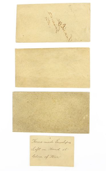 Collection of Homemade Wartime Envelopes, Gainesville, Alabama