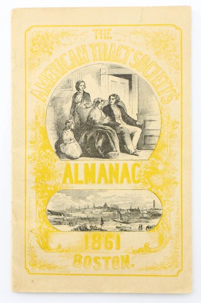 1861 Almanac, The American Tract Society