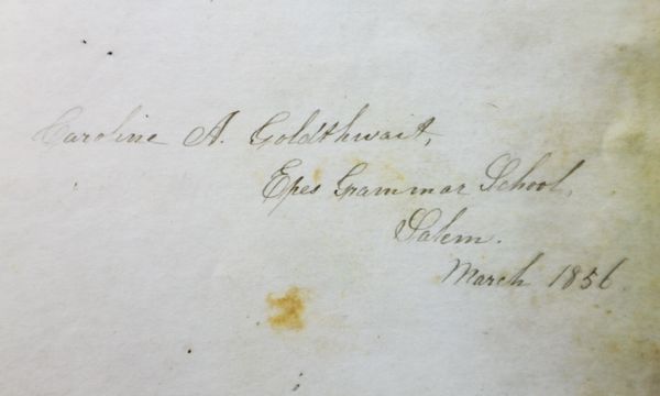 Civil War Diary of Caroline Goldthwait, Salem Massachusetts, Referencing the Firing on Fort Sumter and other War Related Events