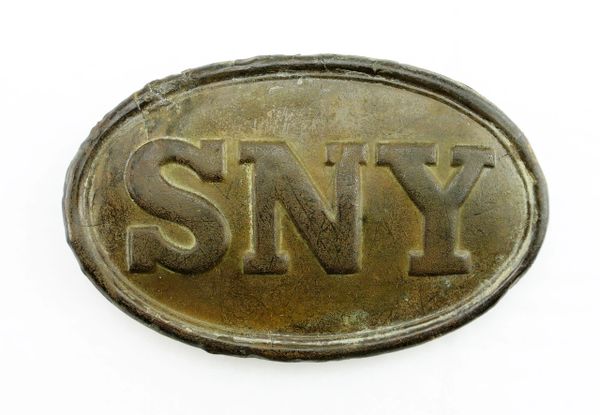 State of New York Belt Buckle from Salem Church / SOLD