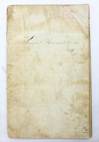 Equipment Account Book, Company G, 97th Ohio Infantry / SOLD