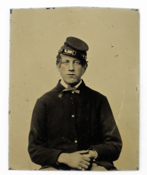 1/9th Plate Tintype of Theodore Bartholf, 22nd New York Cavalry / ON ...