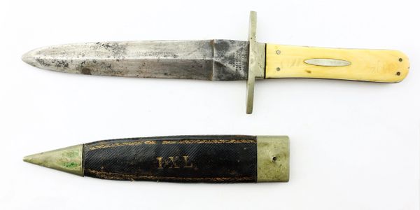 “1863” Engraved Sheffield Dagger