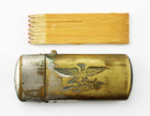 Civil War Era Patriotic Match Safe / SOLD