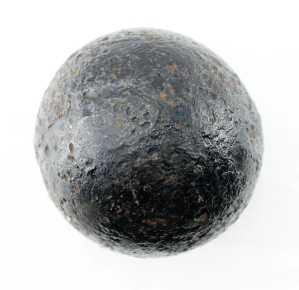 6 Pound Solid Shot Cannonball Spotsylvania Museum Collection / SOLD