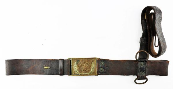 Pattern 1851 Saber Belt Worn by Lt. John E. Ronk, 27th New York Infantry and 1st New York Veteran Cavalry