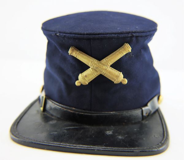 Private Purchased Civil War Forage Cap with Artillery Insignia