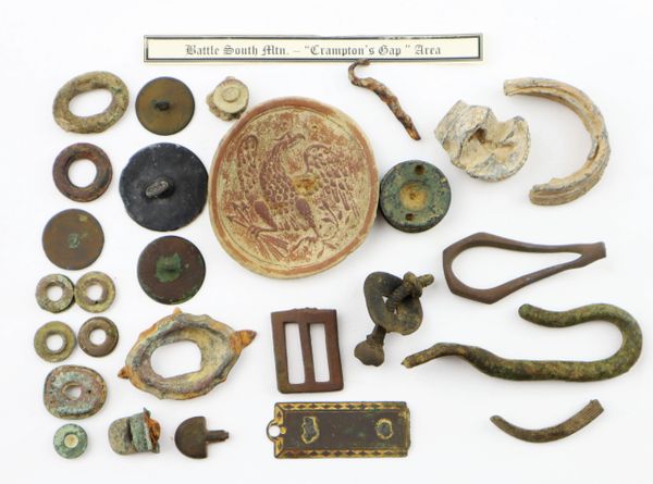 Collection of Dug Relics from Crampton’s Gap, Battle of South Mountain