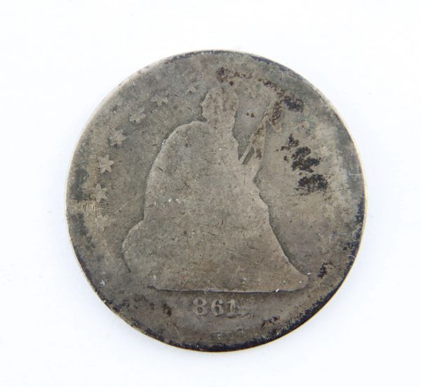 1861 Seated Liberty Quarter / SOLD