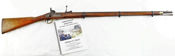1853 Enfield Rifle Musket with ID to William H. Hann 8th Virginia Infantry, Listed as Missing/Absent after Pickett’s Charge / SOLD