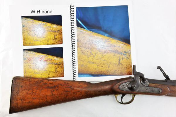 1853 Enfield Rifle Musket with ID to William H. Hann 8th Virginia Infantry,  Listed as Missing/Absent after Pickett's Charge / SOLD