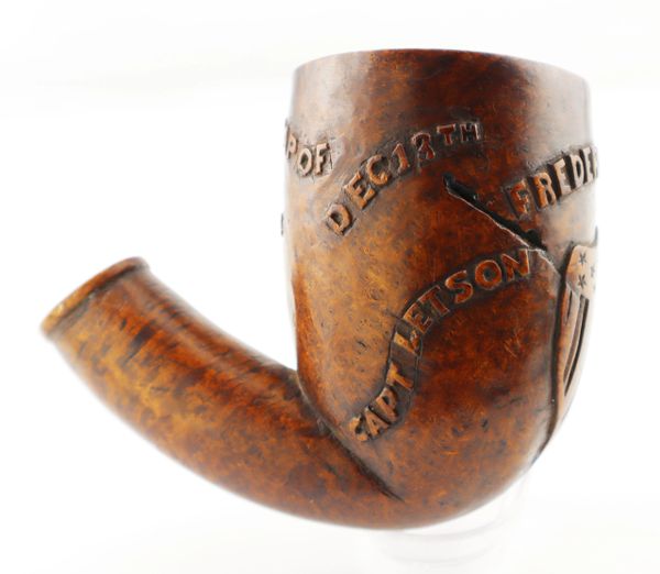 Pipe Bowl Carved by Joseph Clark Letson 28th New Jersey Infantry Wounded at Fredericksburg and Chancellorsville / SOLD