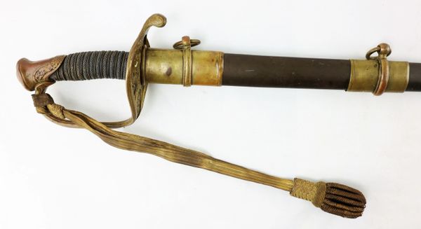 1850 Foot Officer's Sword Presented to Charles Franklin Matteson