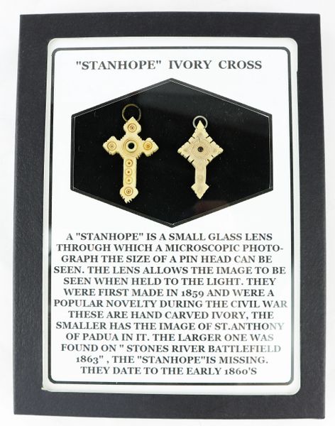Weigering Latijns Goodwill Stanhope" Ivory Cross | Civil War Artifacts - For Sale in Gettysburg