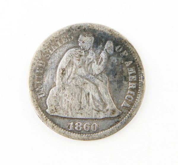 1860 Seated Liberty Dime / SOLD