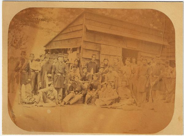 Albumen Print of a Union Infantry Camp