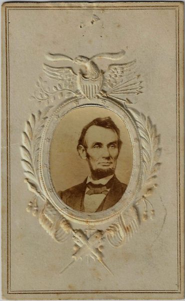 Embossed Abraham Lincoln CDV / SOLD