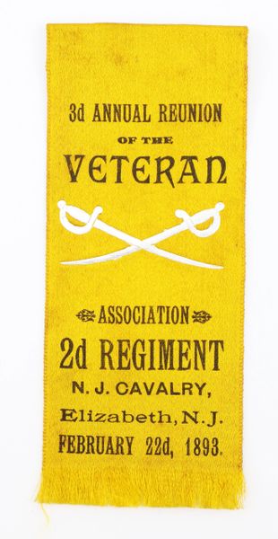 2nd New Jersey Cavalry Reunion Ribbon / SOLD